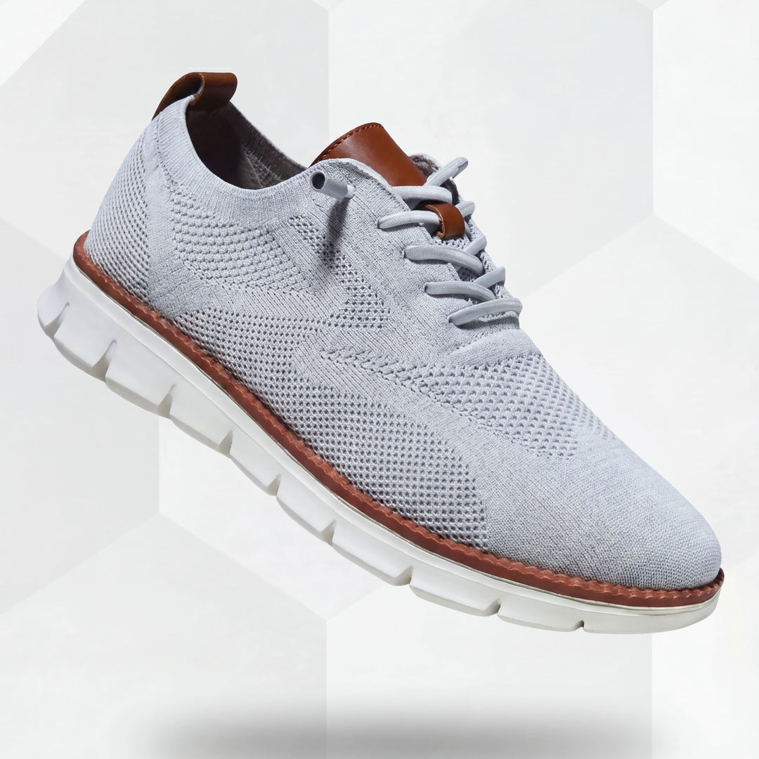 Ultracomfort Breathable Shoes: Light Gray