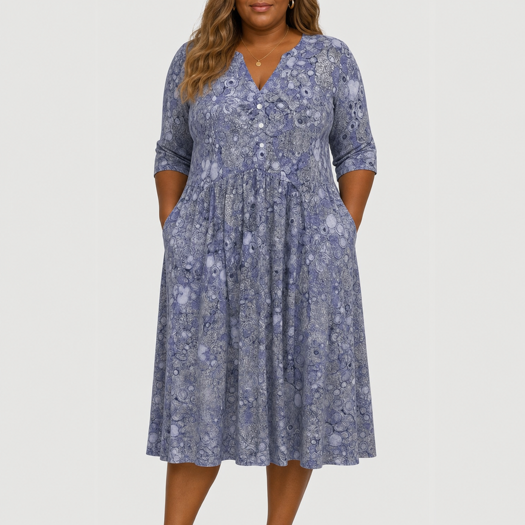 Evelyn | Graceful Midi Dress With Pockets