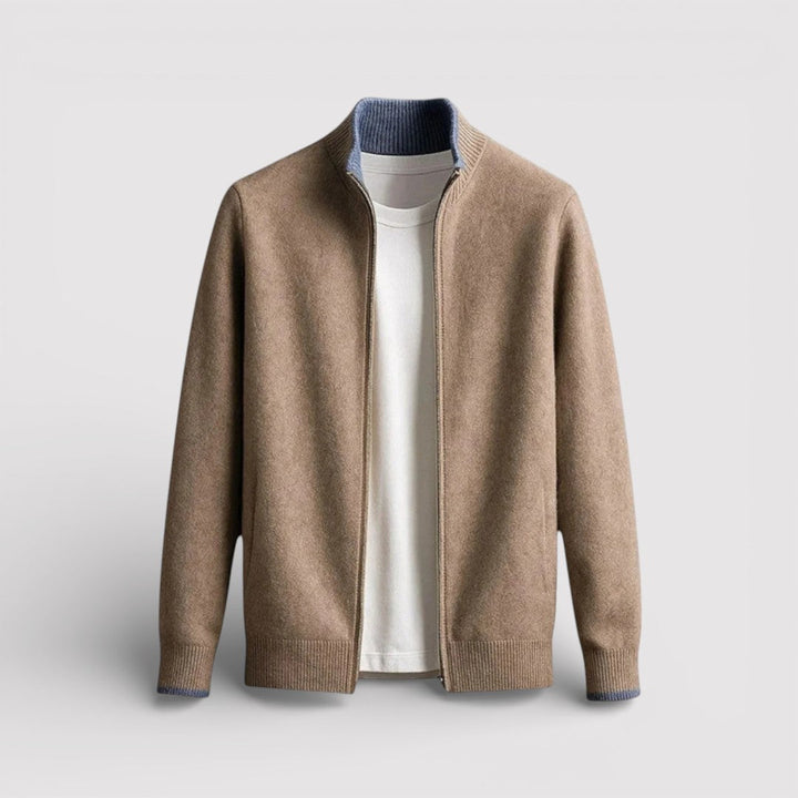 BRIAN Regular Zip Knit Sweater