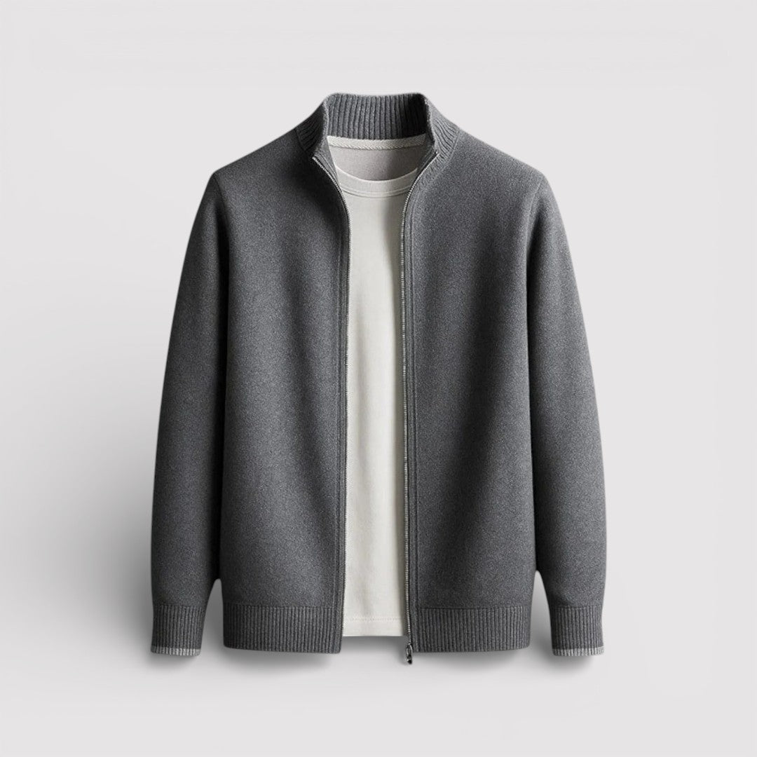 BRIAN Regular Zip Knit Sweater