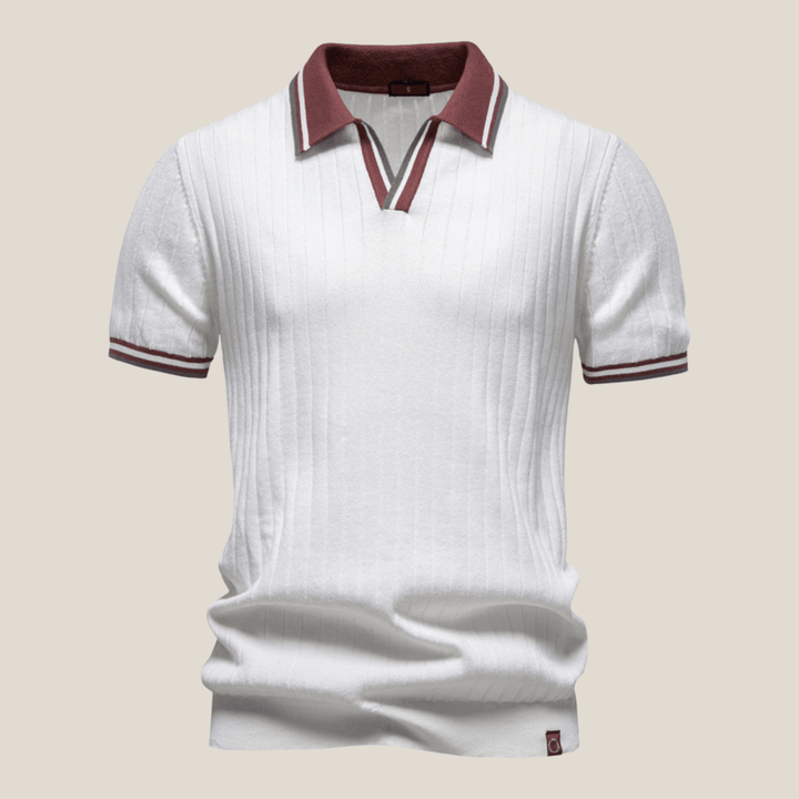 Lucca™ - Knit Polo with Contrast Collar