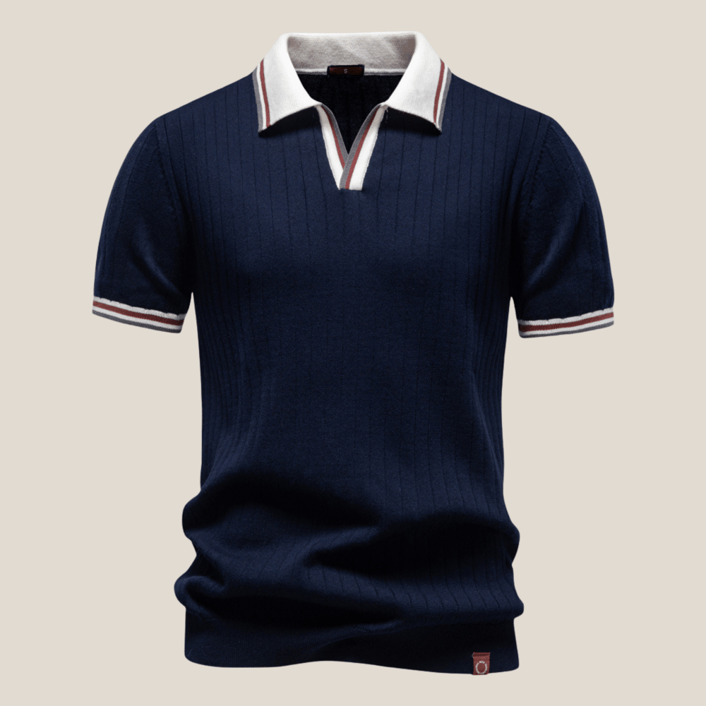 Lucca™ - Knit Polo with Contrast Collar