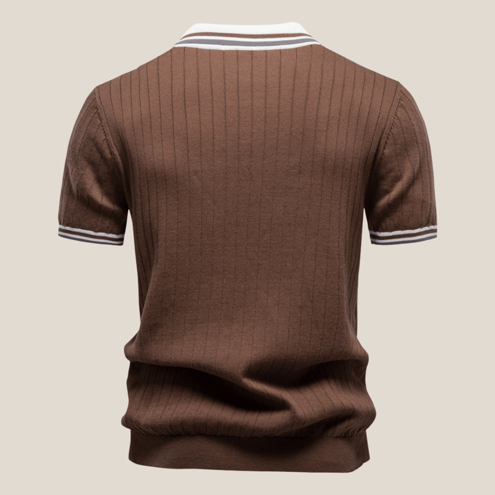 Lucca™ - Knit Polo with Contrast Collar