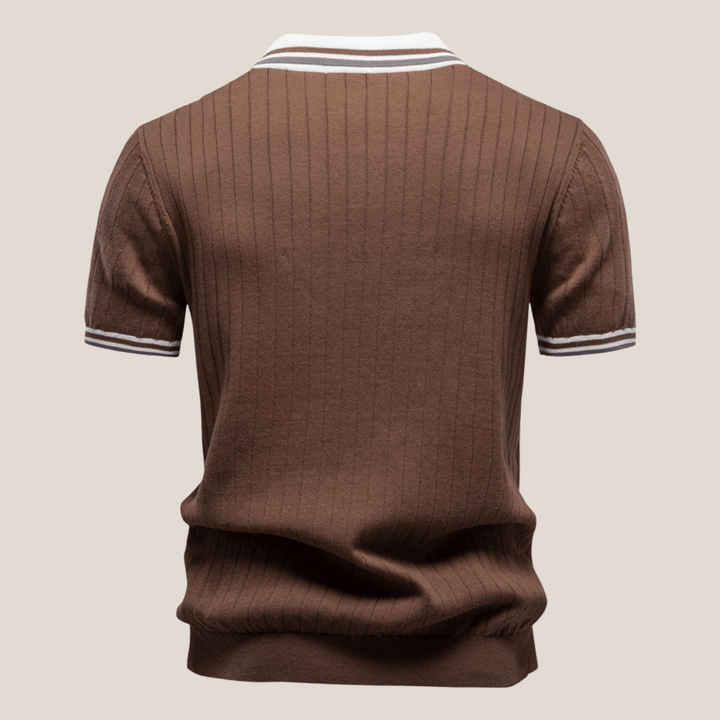 Lucca™ - Knit Polo with Contrast Collar