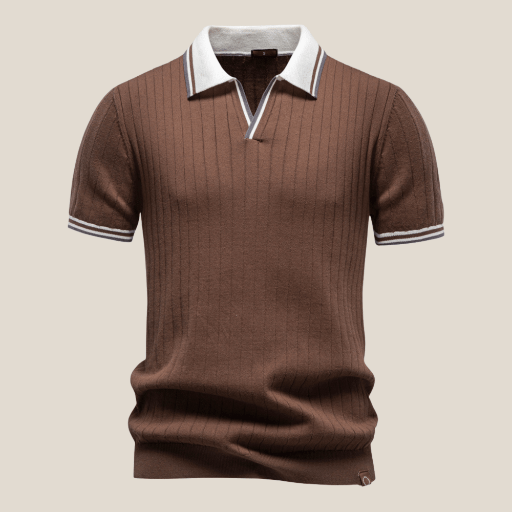 Lucca™ - Knit Polo with Contrast Collar