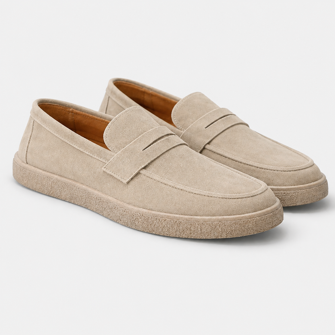 Men’s Casual Suede Slip-On Loafers