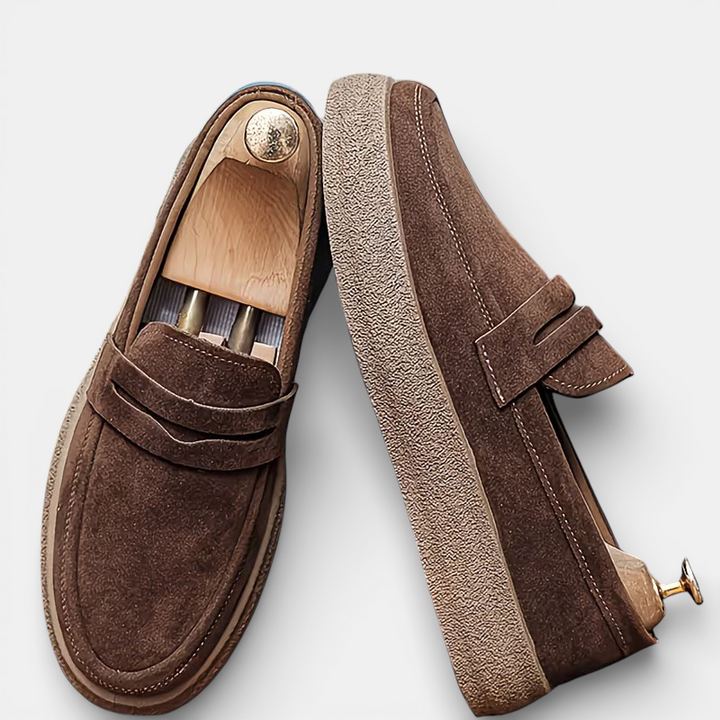Men’s Casual Suede Slip-On Loafers