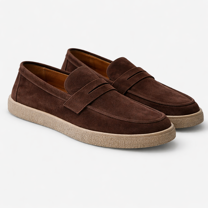 Men’s Casual Suede Slip-On Loafers