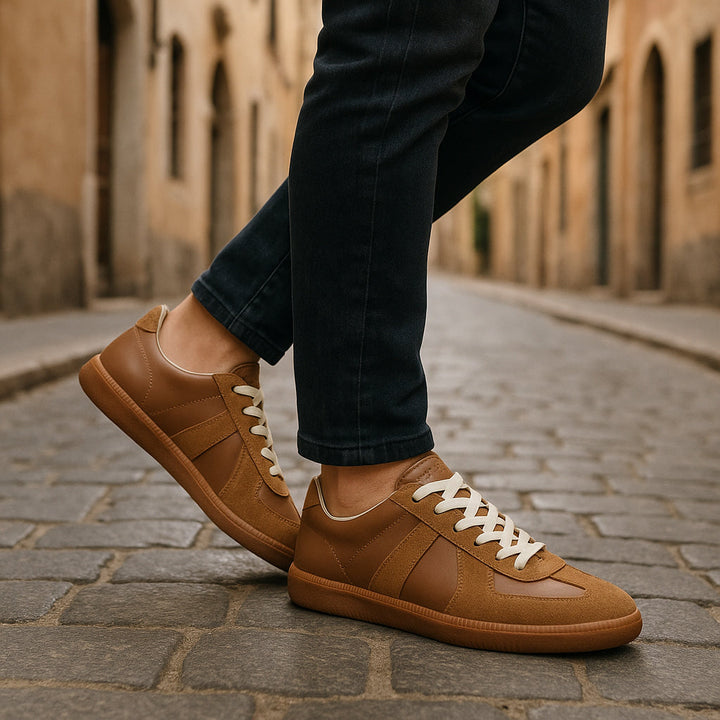 Men’s Heritage Court Lace-Up Sneakers