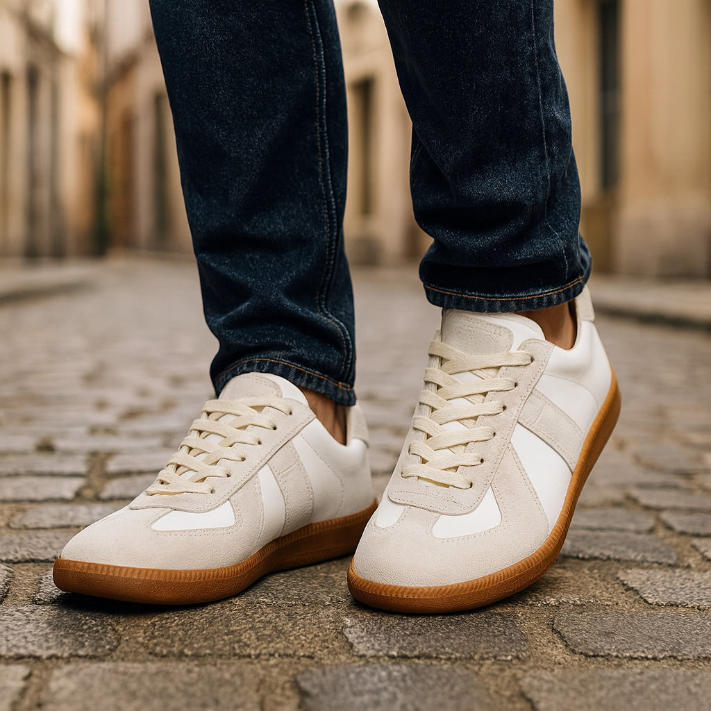 Men’s Heritage Court Lace-Up Sneakers