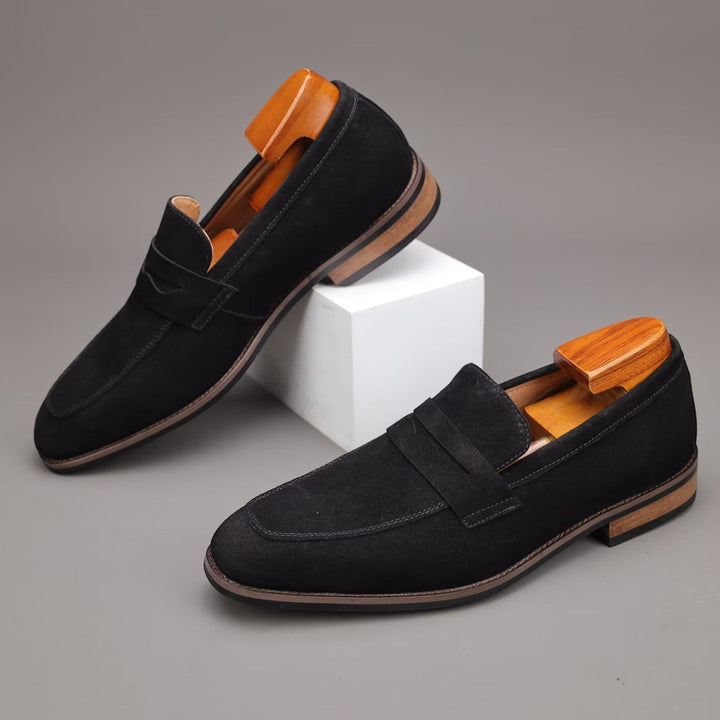 Men’s Suede Penny Summer Loafers