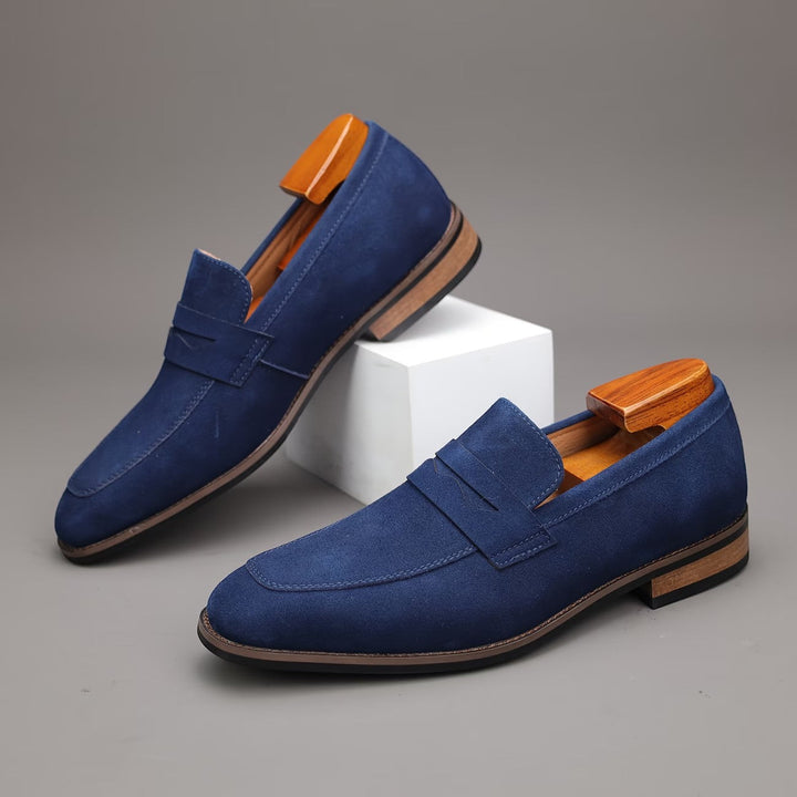 Men’s Suede Penny Summer Loafers