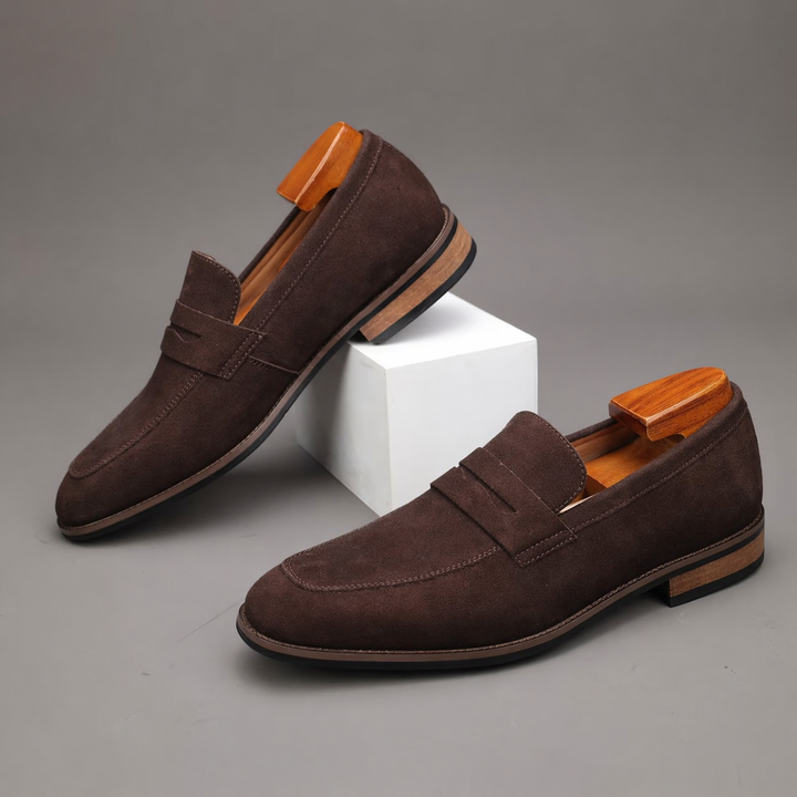 Men’s Suede Penny Summer Loafers