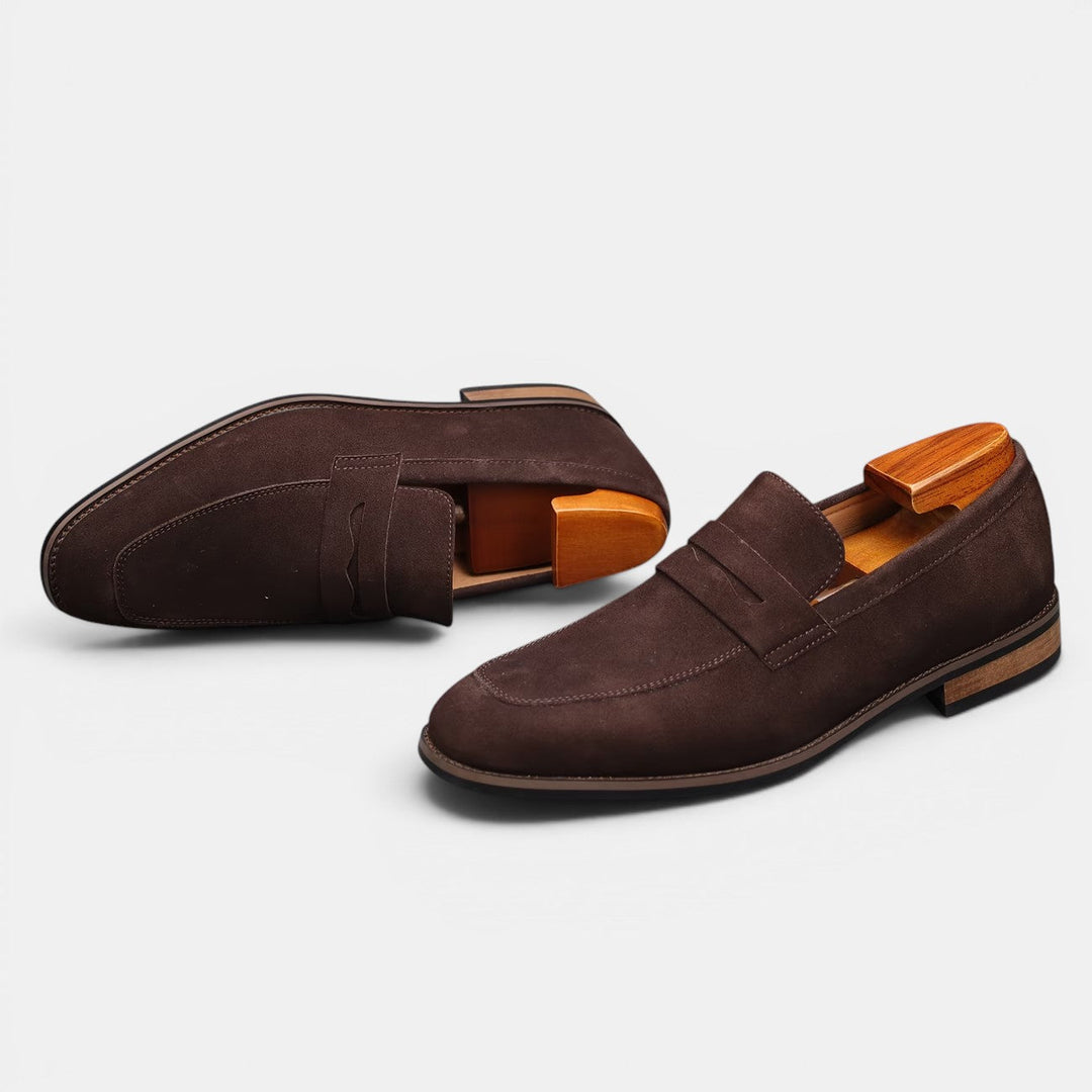 Men’s Suede Penny Summer Loafers