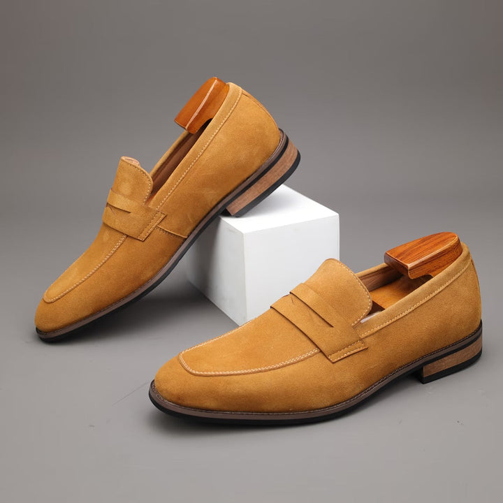 Men’s Suede Penny Summer Loafers