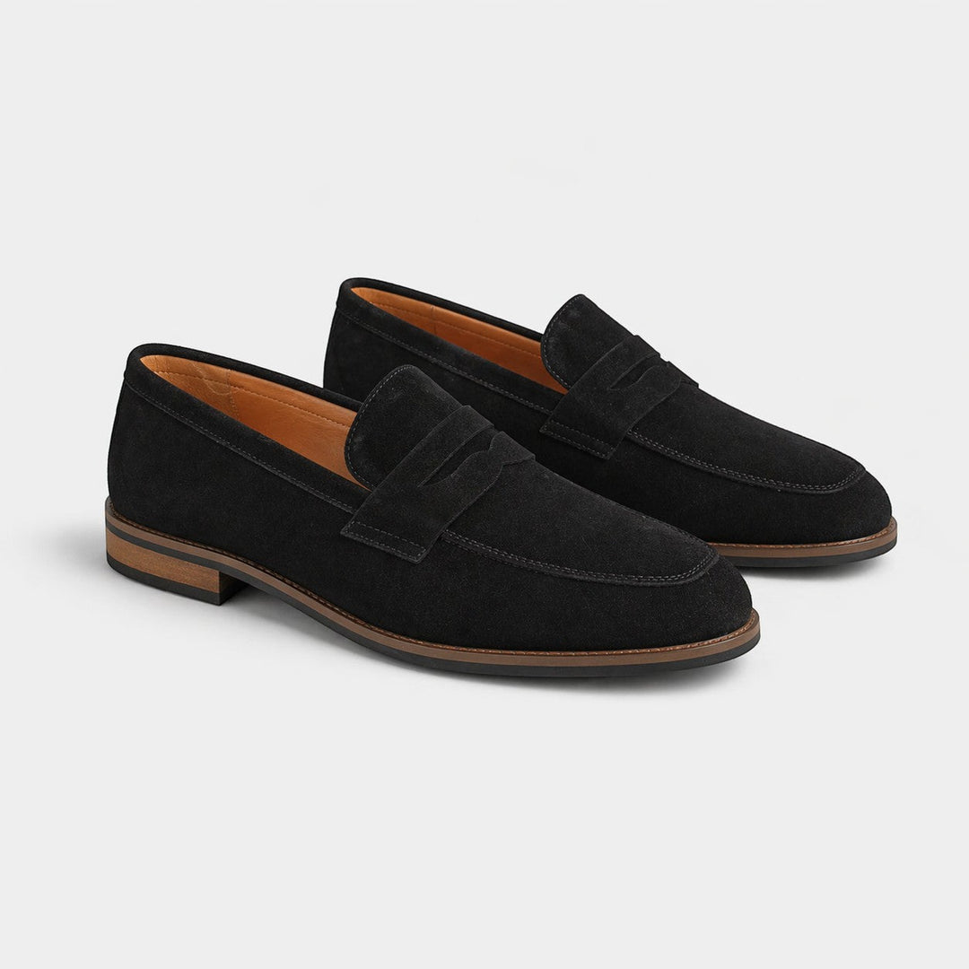 Men’s Suede Penny Summer Loafers