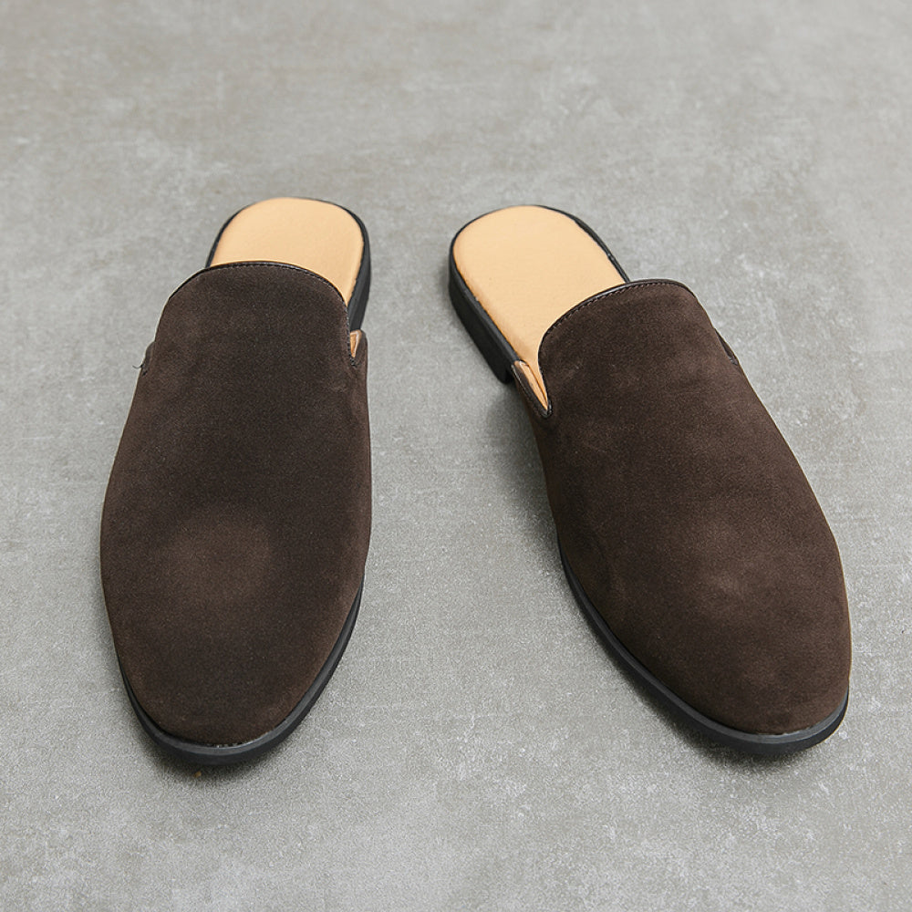 Men’s Suede Slip-On Mules