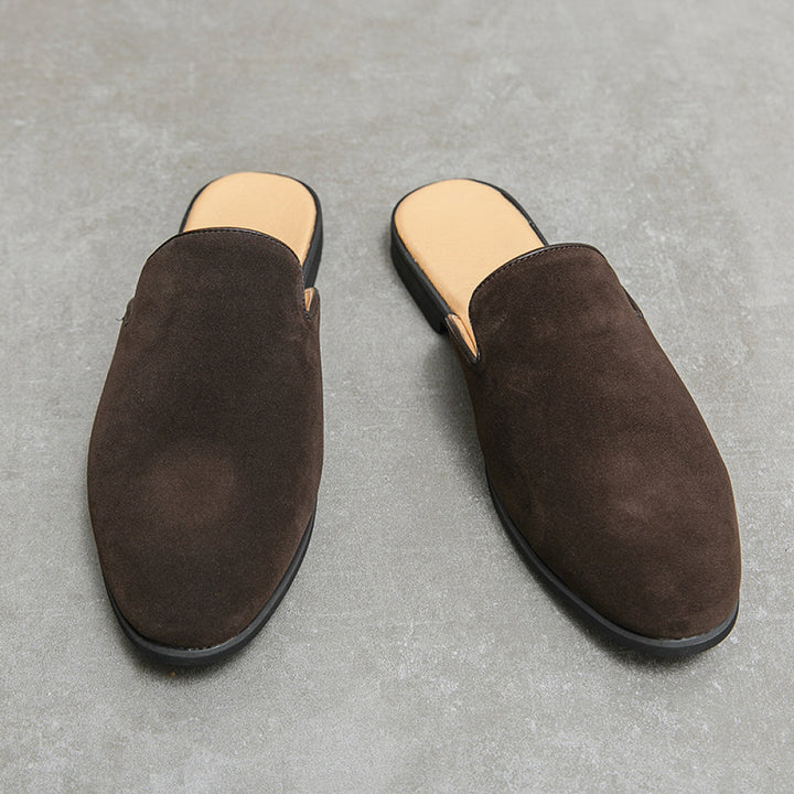 Men’s Suede Slip-On Mules