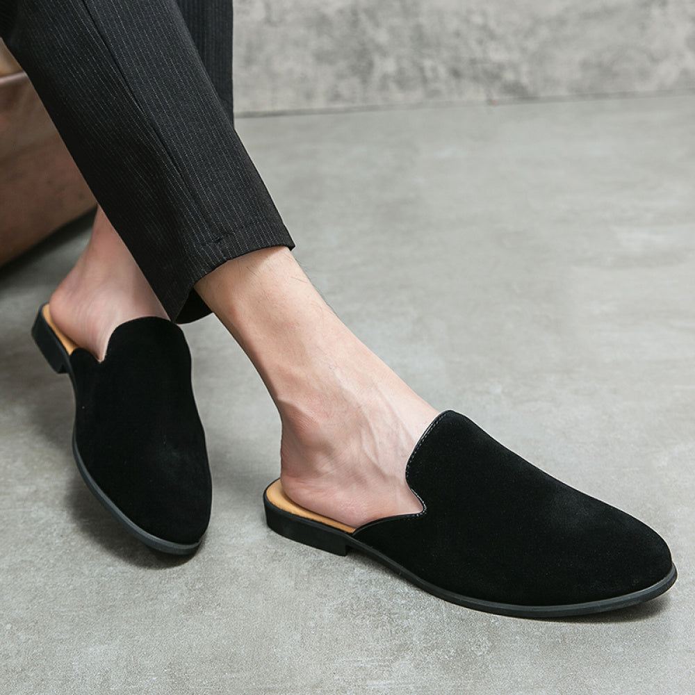 Men’s Suede Slip-On Mules