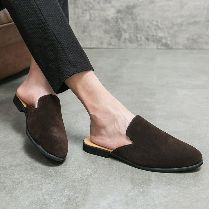 Men’s Suede Slip-On Mules