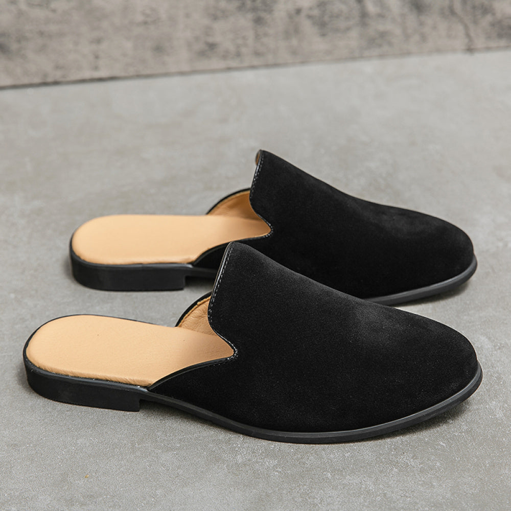 Men’s Suede Slip-On Mules