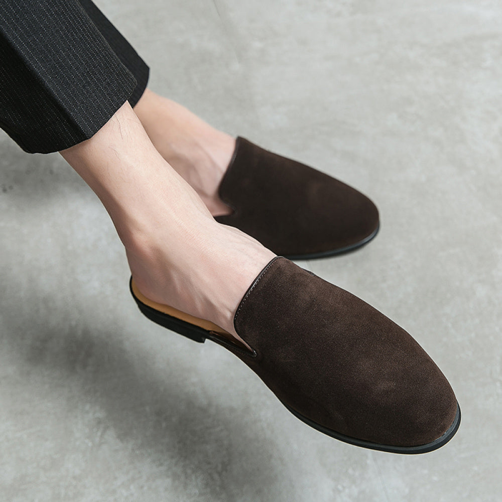 Men’s Suede Slip-On Mules