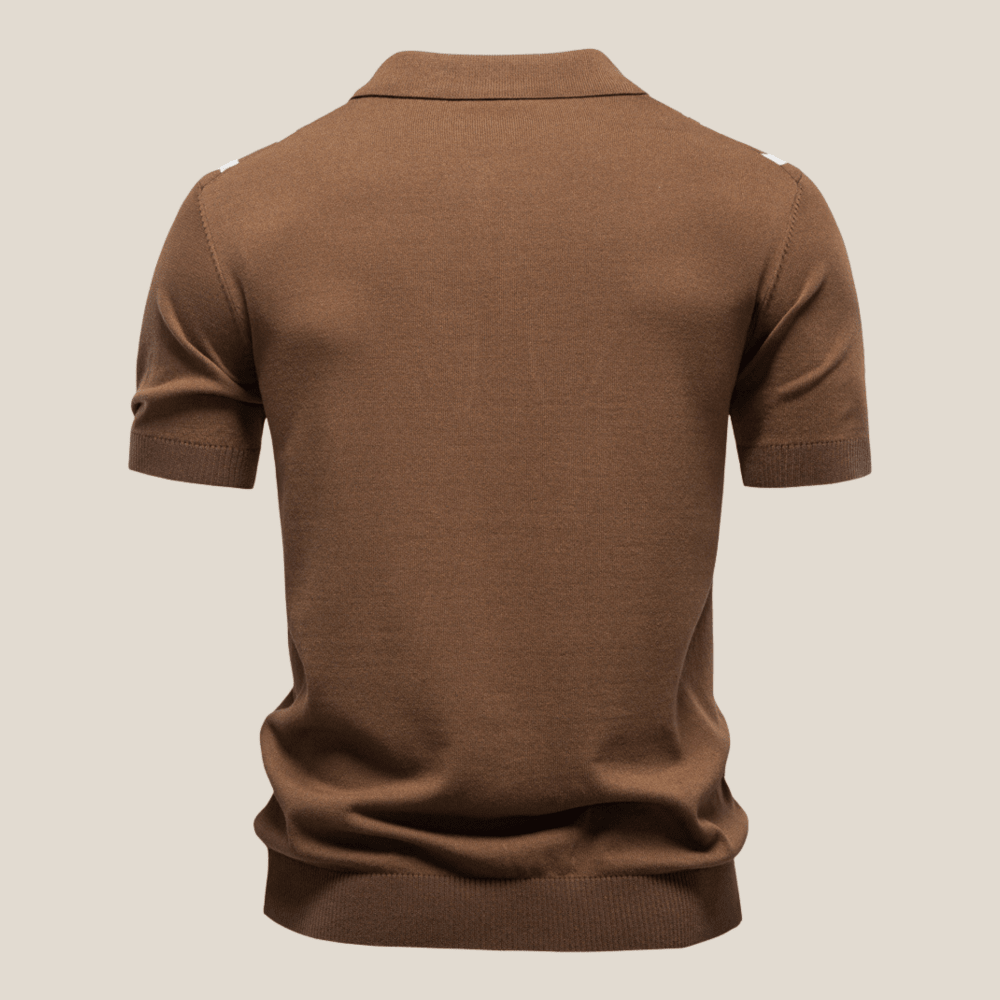 Siena™ - Classic Knit Polo with Stripes