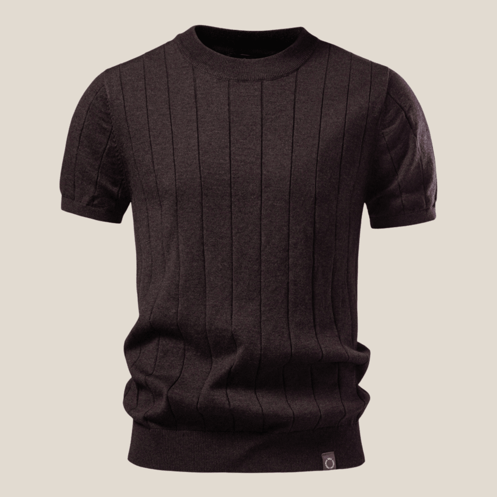 Torino™ - Ribbed Knit T-Shirt