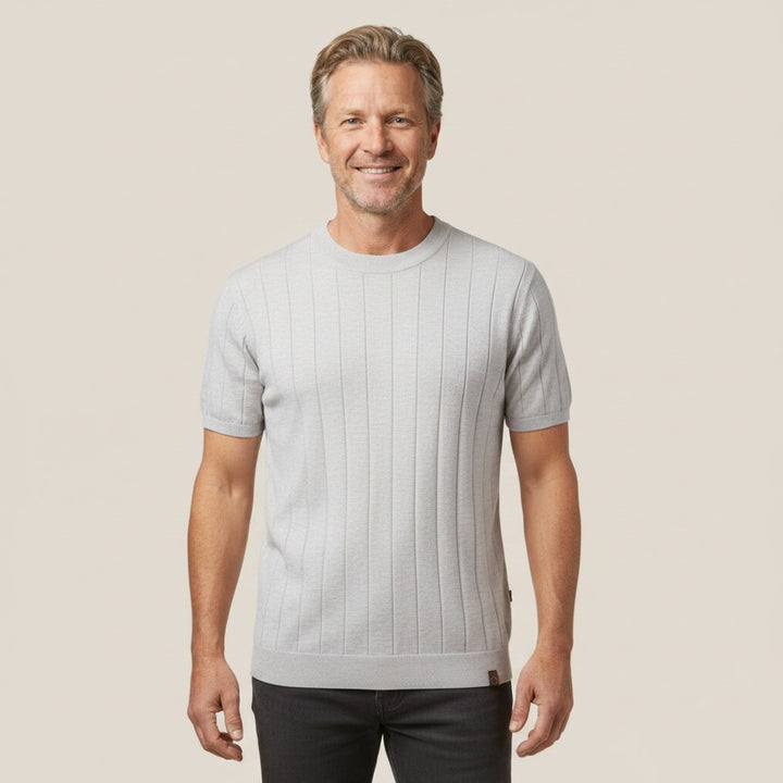 Torino™ - Ribbed Knit T-Shirt