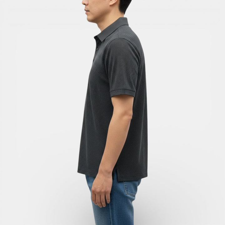 KENT Breathable Waffle-Knit Polo