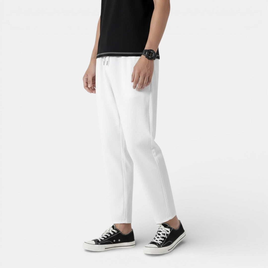 Relaxed Fit Linen Pants