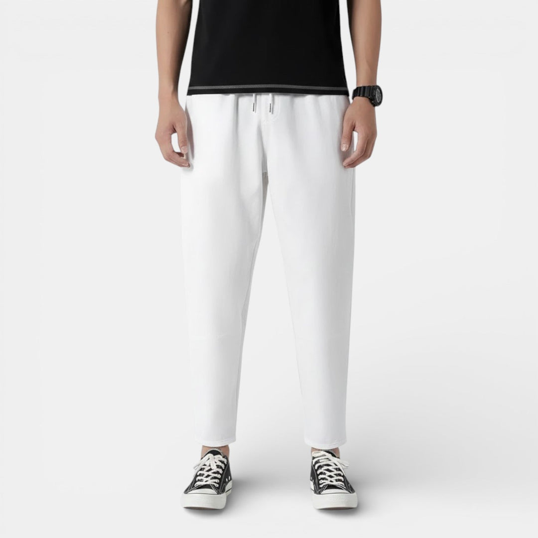 Relaxed Fit Linen Pants