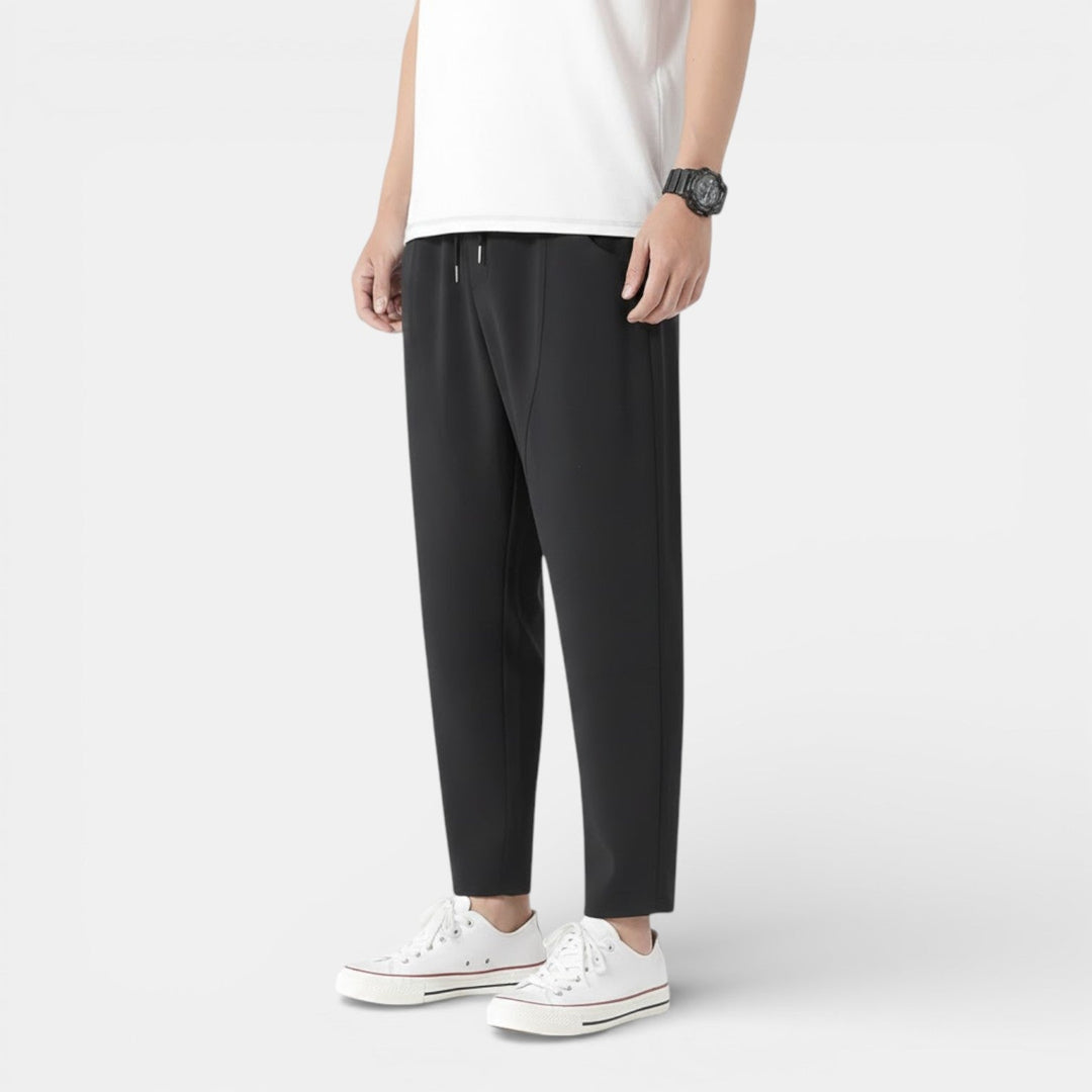 Relaxed Fit Linen Pants