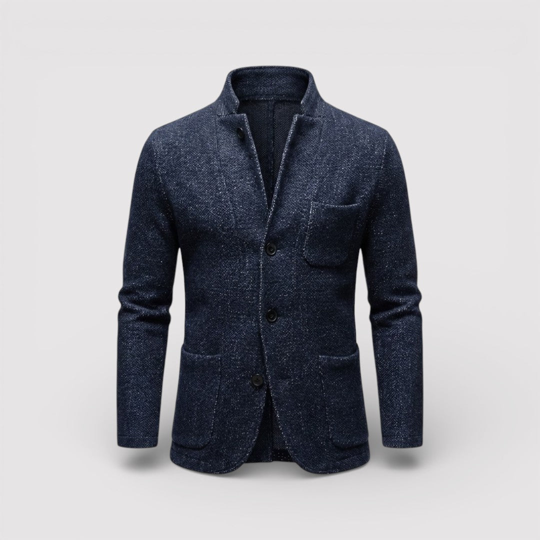 HEIKO Stretch Stand-Collar Blazer