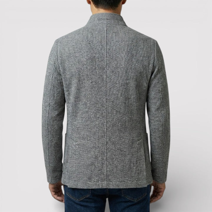 HEIKO Stretch Stand-Collar Blazer