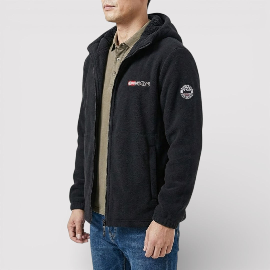 HARDY Fleece-Lined Zip-Up Jacket