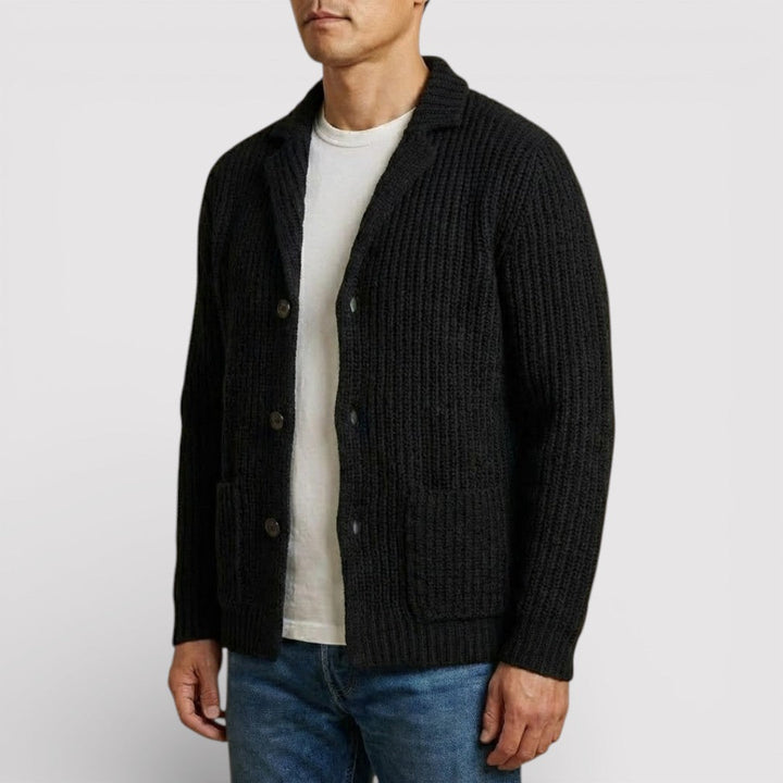 ALWIN Classic Ribbed Knit Sweater
