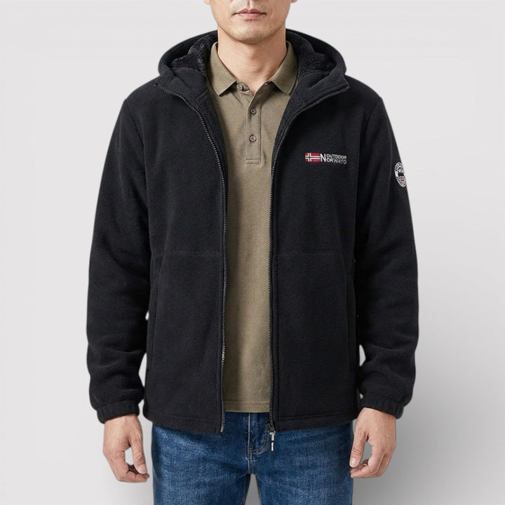 HARDY Fleece-Lined Zip-Up Jacket