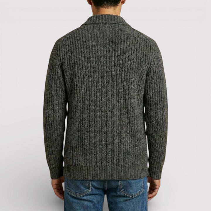ALWIN Classic Ribbed Knit Sweater