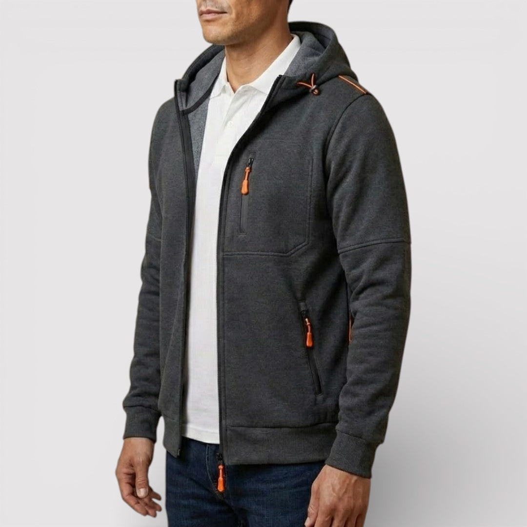 KAEL Breathable Zip-Up Hoodie