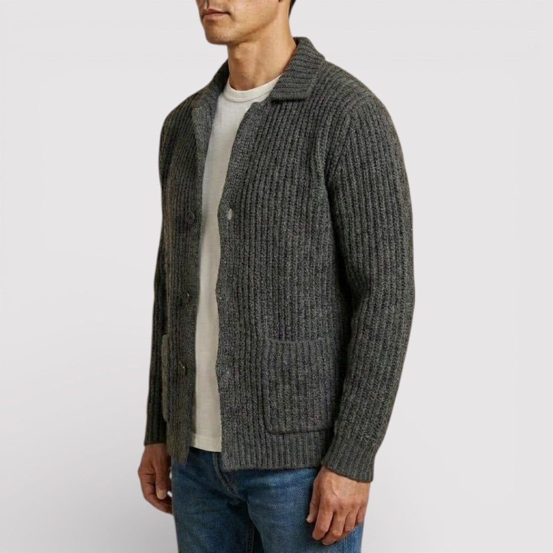 ALWIN Classic Ribbed Knit Sweater