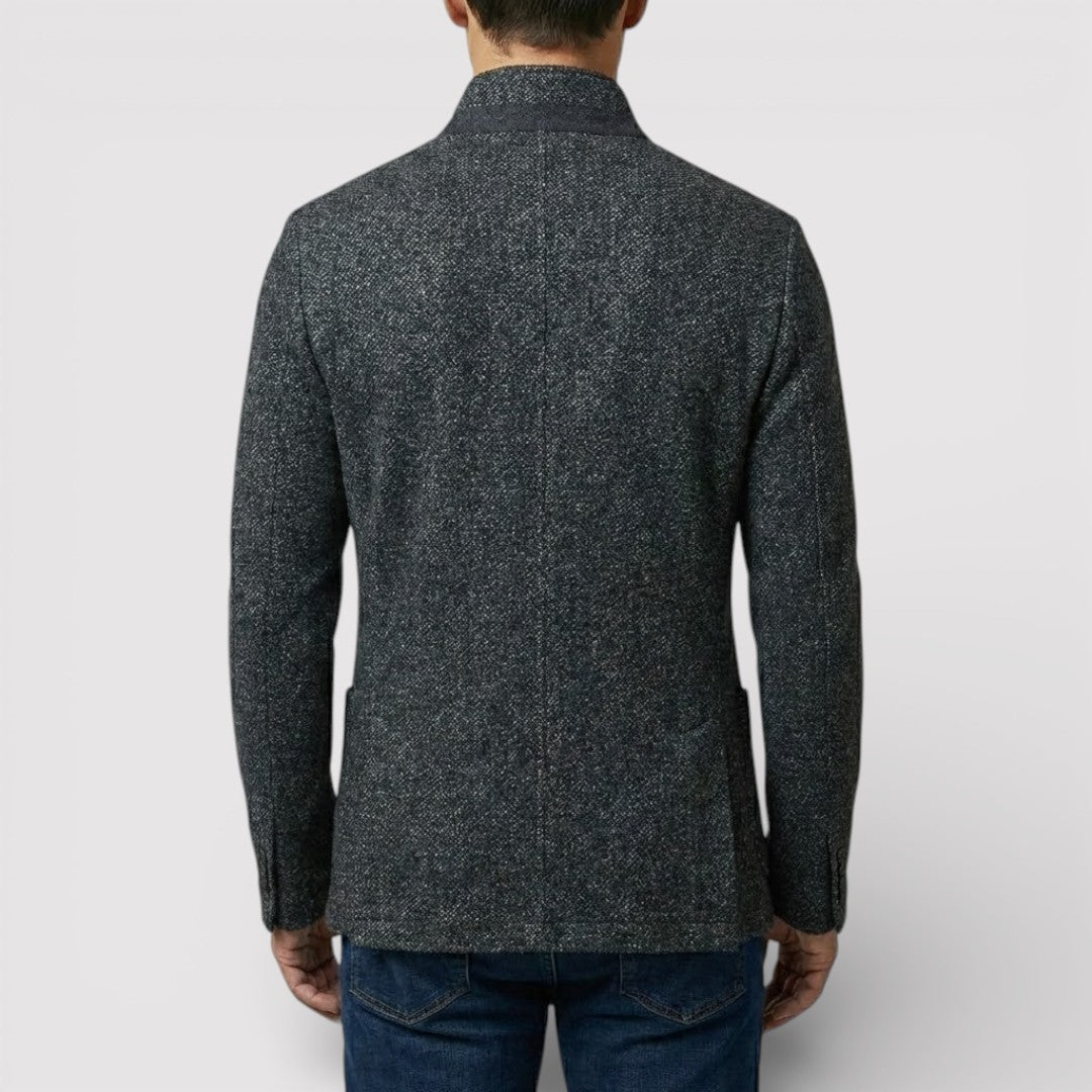 HEIKO Stretch Stand-Collar Blazer