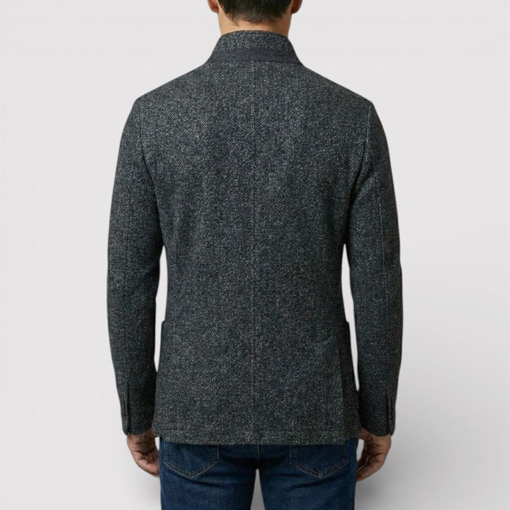 HEIKO Stretch Stand-Collar Blazer