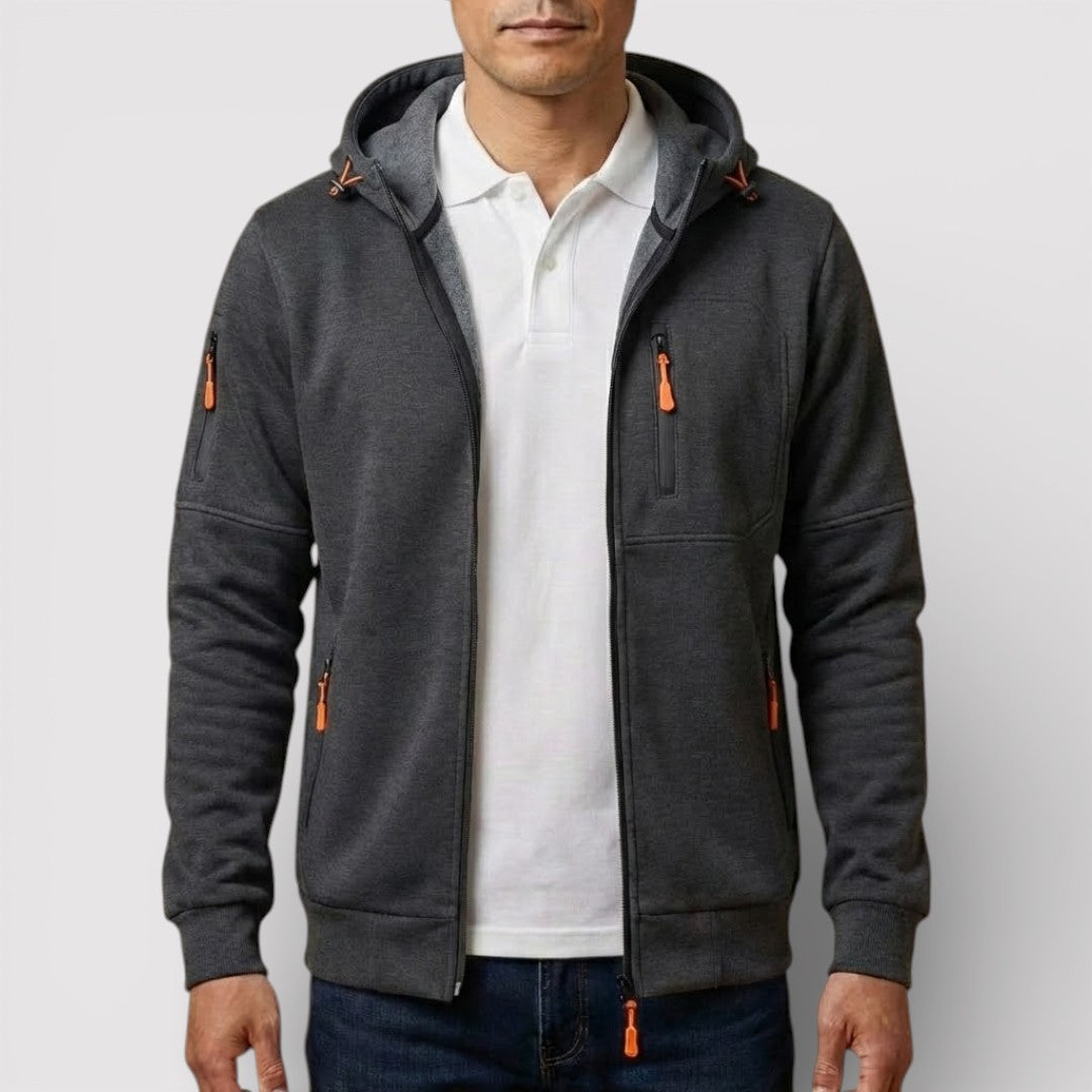 KAEL Breathable Zip-Up Hoodie