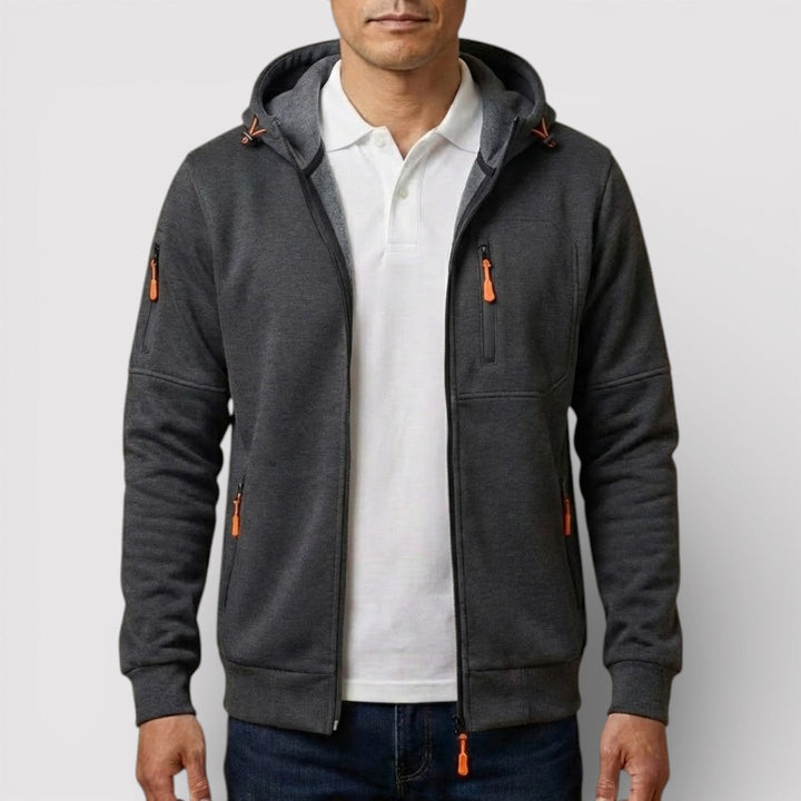 KAEL Breathable Zip-Up Hoodie