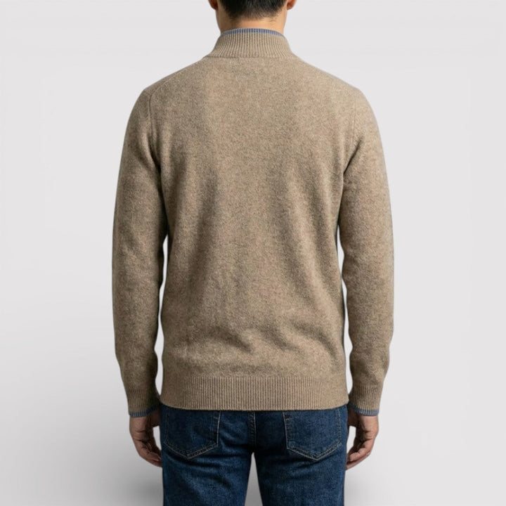 BRIAN Regular Zip Knit Sweater