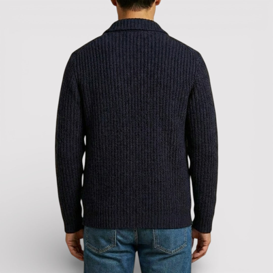 ALWIN Classic Ribbed Knit Sweater