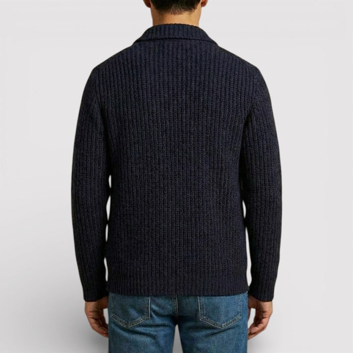 ALWIN Classic Ribbed Knit Sweater