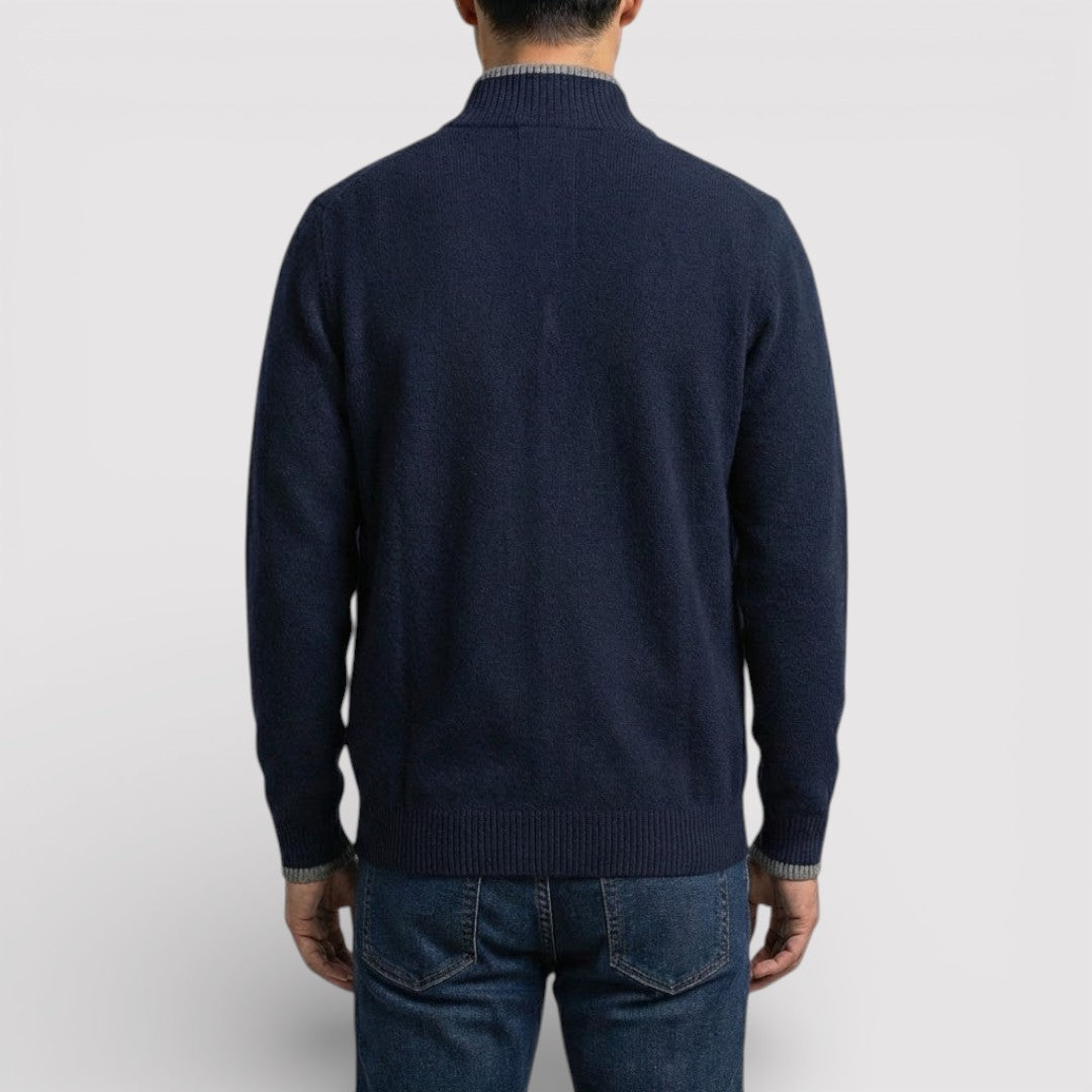 BRIAN Regular Zip Knit Sweater