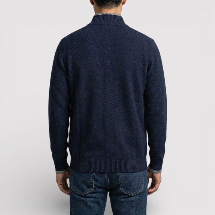 BRIAN Regular Zip Knit Sweater